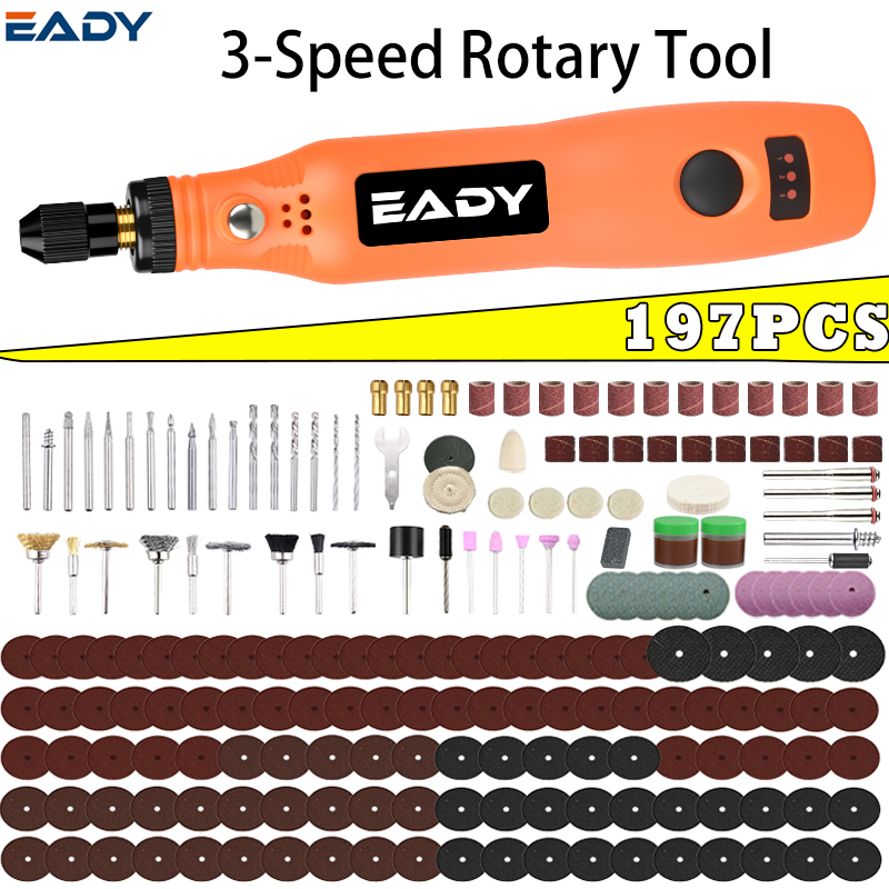 Impact Driver Cordless - Kit d'outils rotatifs sans fil USB