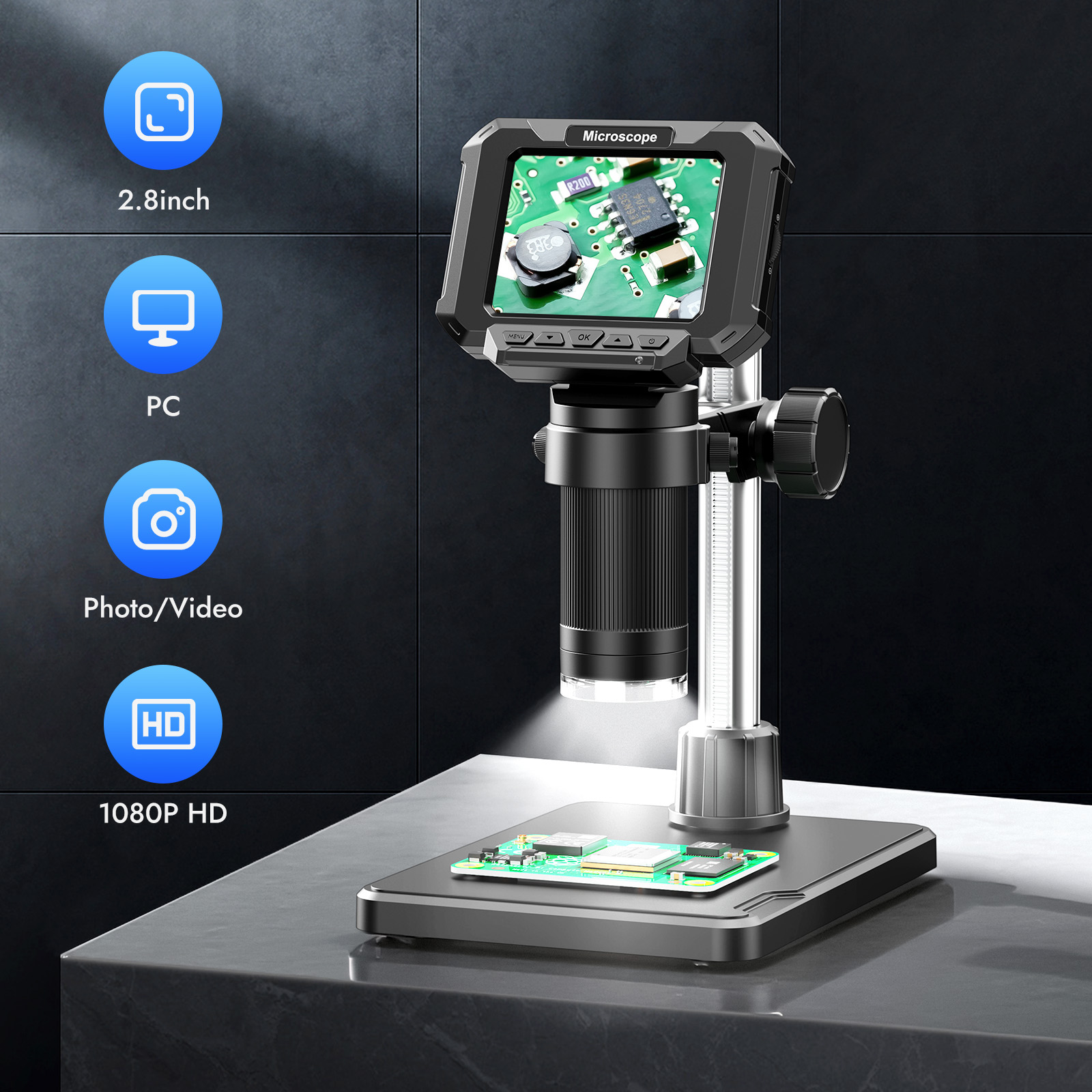 Microscope numérique pour pièc - Power Tools For Windows avis et prix