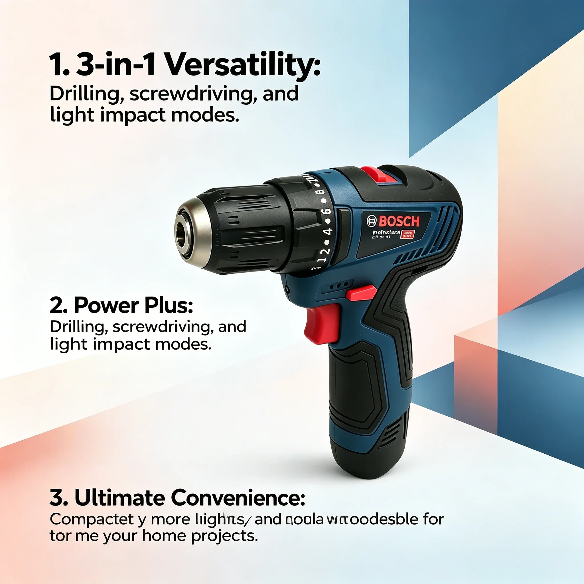 Perceuse électrique Bosch-GSB  - Impact Driver Cordless avis et prix